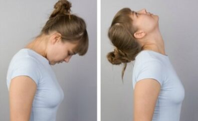 “Spring” exercise – neck stretching for osteochondrosis