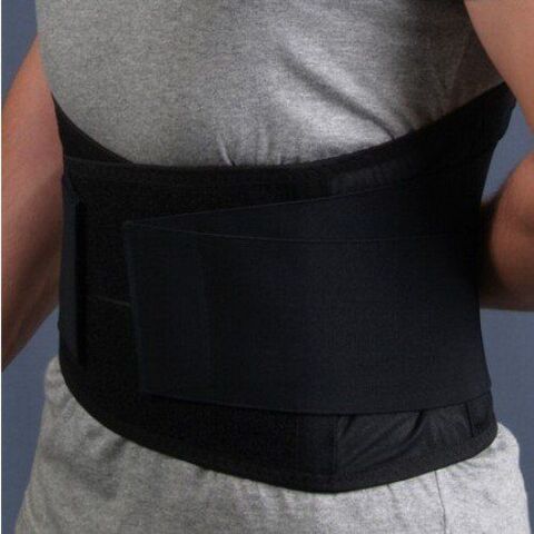 Lower back fixation belt for osteochondrosis